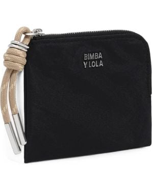Bimba Y Lola Portemonnaie Aus Nylon - Schwarz