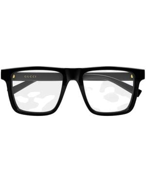 Gucci Square-Frame Glasses - Black
