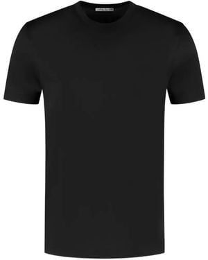 STEFAN BRANDT Eli Super 60 Short-Sleeve Crew-Neck T-Shirt - Black