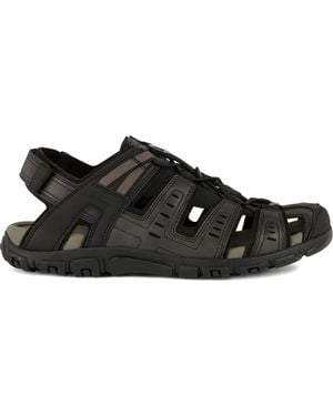 Geox Sandali Mo Con Inserti - Nero