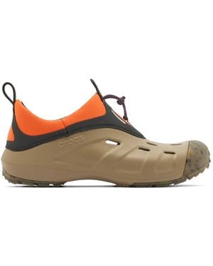 Crocs™ Perforated Drawstring Trainers - Brown