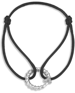 Mateo Screw Cord Bracelet - White