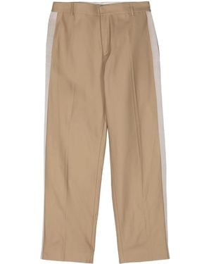 Bluemarble Tape-Detailing Straight-Leg Pants - Natural