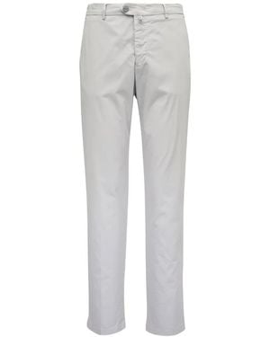 Kiton Belt-Loop Buttoned Trousers - Grey