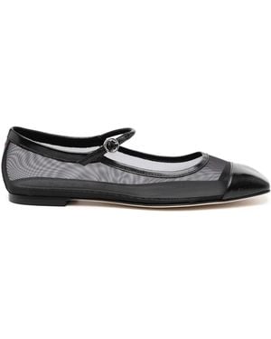 Aeyde Uma Mary-Jane Ballerina Shoes - Black