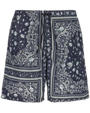 Fendi Badeanzug "Coral Bandana" - Blau