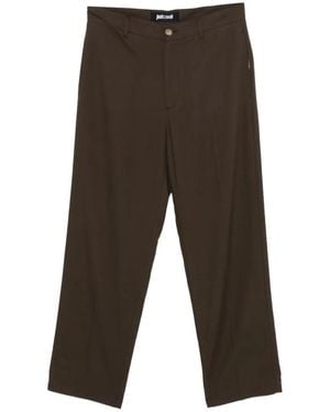 Just Cavalli Solid Trousers - White