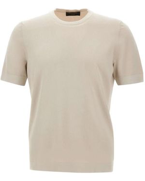 Gran Sasso Crew-Neck Short-Sleeve Jumper - White