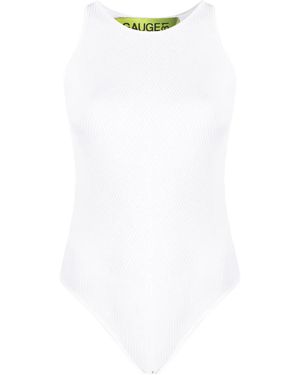 GAUGE81 Sleeveless Round-Neck Bodysuit - White