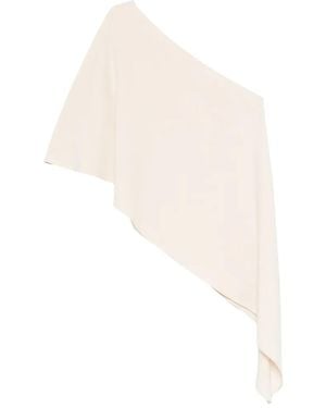 ViCOLO One-Shoulder Asymmetric Top - White