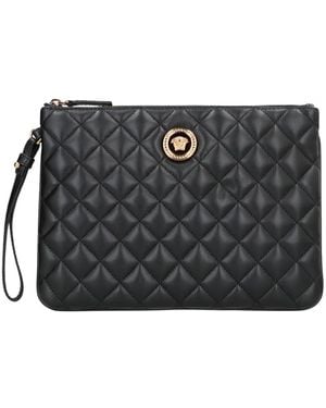 Versace Clutch Trapuntata - Nero