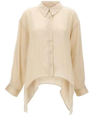 Herskind Enrico Asymmetric Shirt - Natural