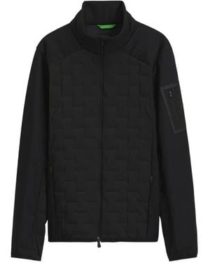 BOSS Water-Repellent Jacket With Down Filling - Black