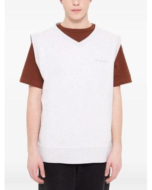 FREEDOM OF SPACE V-Neck Logo Vest - White