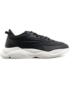 HUGO Leon Runn Logo Trainers - Black