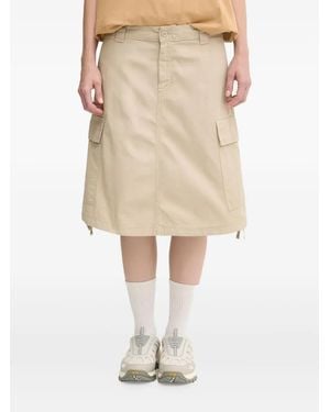 Carhartt W' Kingston Cargo-Pockets Midi Skirt - Natural
