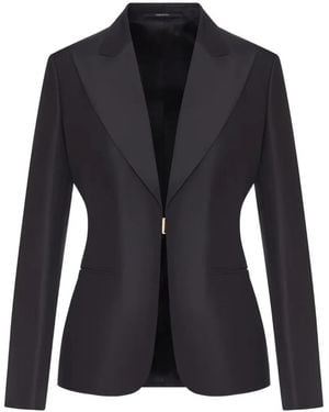 Gucci Fine Silk Faille Jacket - Black