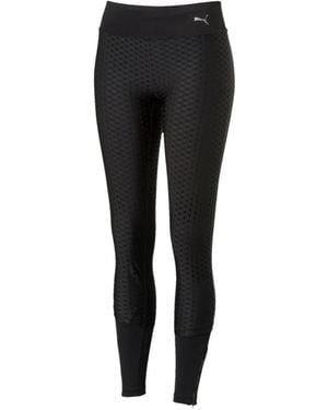 PUMA Luxe Tight Logo-Detail Leggings - Black