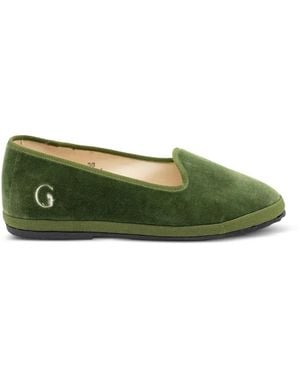 Gondolina Sant Erasmo Logo-Detail Loafers - Green