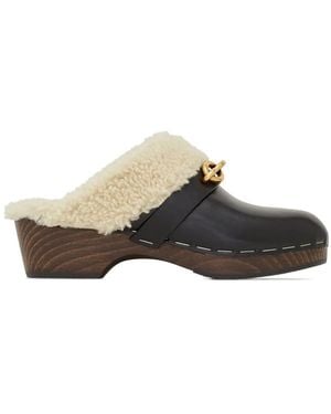 Saint Laurent Toff 15 Clog Mules - Brown