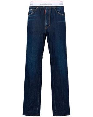 DSquared² Pantalones Dark Relax - Azul