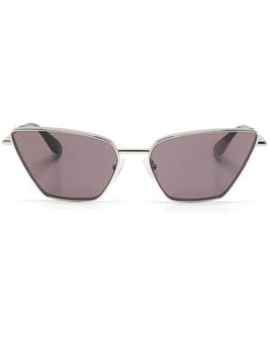 McQueen Klassische Cat-Eye-Sonnenbrille - Mettallic