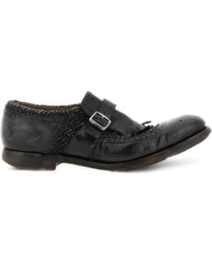 Church's Buckle-Fastening Fringed Shoes - Black