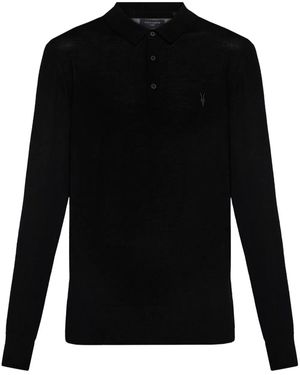 AllSaints Mode ポロシャツ - ブラック