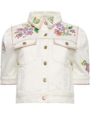 Cinq À Sept Jardin Boheme Carley Jacket - White