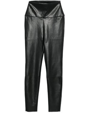 Norma Kamali Legging En Cuir Artificiel - Gris