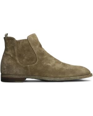 Officine Creative Suede Ankle Boots - Brown
