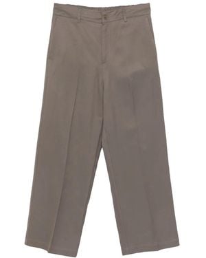 Costumein Pantalon Évasé À Boutonnière - Grey