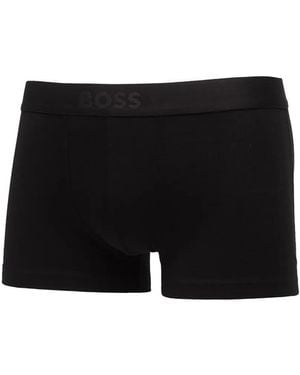 BOSS Logo-Waistband Trunks (Set Of Three) - Black