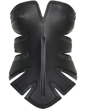 Dion Lee Padded Leaf Corset Top - Black