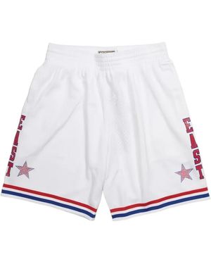 Mitchell & Ness Nba 1988 All-Star Game Striped-Them Shorts - White