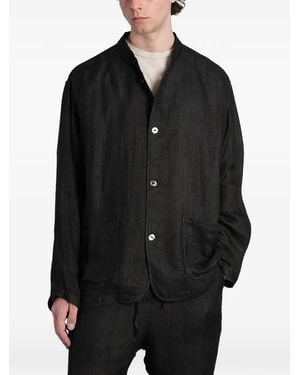 Needles Mandarin-Collarshirt Jacket - Black