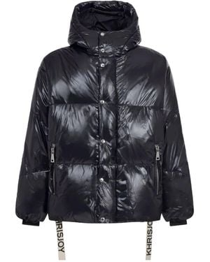 Khrisjoy Hooded Padded Coat - Black