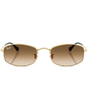 Ray-Ban Rectangle-Frame Sunglasses - Natural