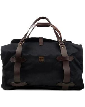 Filson Mittelgroße Reisetasche Mit Lederdetails - Schwarz