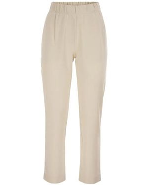 Weekend by Maxmara Slim-Fit Stretch-Jersey Pants - Natural