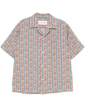 Valentino Garavani Paisley-Print Shirt - Gray