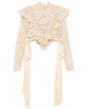 Zimmermann Luna Lace Top - White