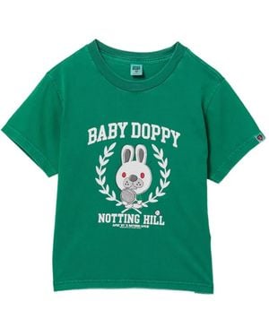 AAPE BY A BATHING AP Doppy-Printed T-Shirt - Green