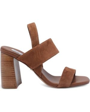 Steve Madden Maizie ブロックヒール サンダル - ブラウン