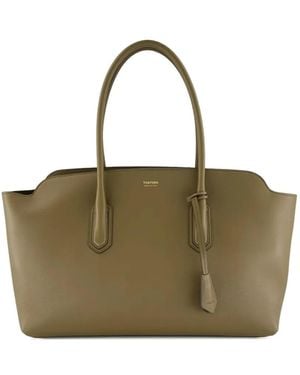 Tom Ford Leather Shoulder Bag - Green