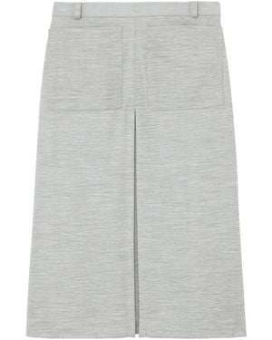 Burberry Box Pleat Skirt - Grey