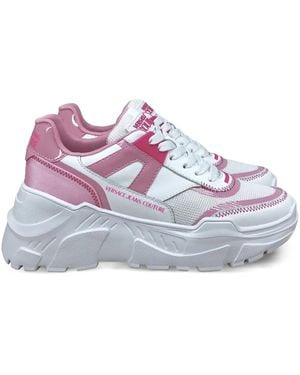 Versace Jeans Couture Panelled Trainers - Grey