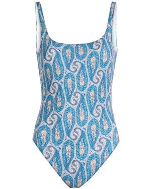 Etro Bañador Con Motivo De Cachemira - Azul