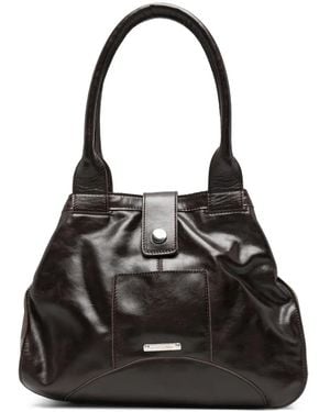 Paloma Wool Guida Leather Tote Bag - Black
