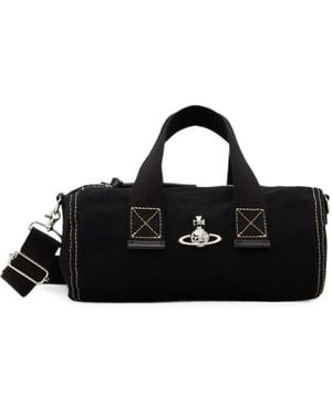 Vivienne Westwood Cylinder Cross Body Bag - Black